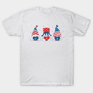 American Patriot Gnomes T-Shirt